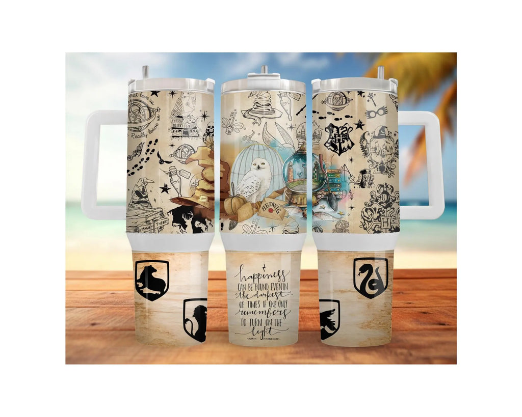 Wizard School Stainless Steel Tumblers and mugs Multiple Sizes and Images Available
