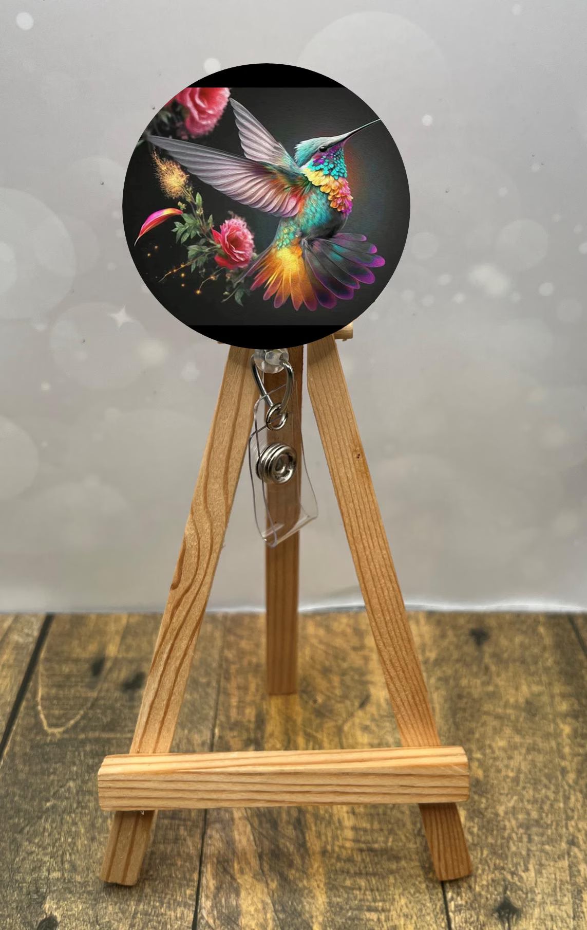 Hummingbird badge pulls. Let your shift bloom with beauty. 🌺✨Multiple Images available. Add beads or shimmer glitter options.