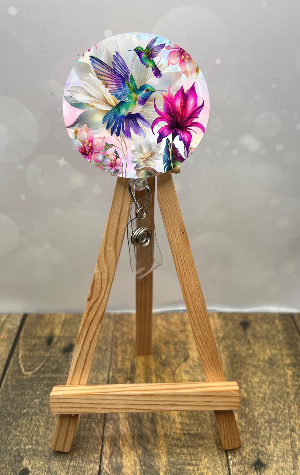 Hummingbird badge pulls. Let your shift bloom with beauty. 🌺✨Multiple Images available. Add beads or shimmer glitter options.