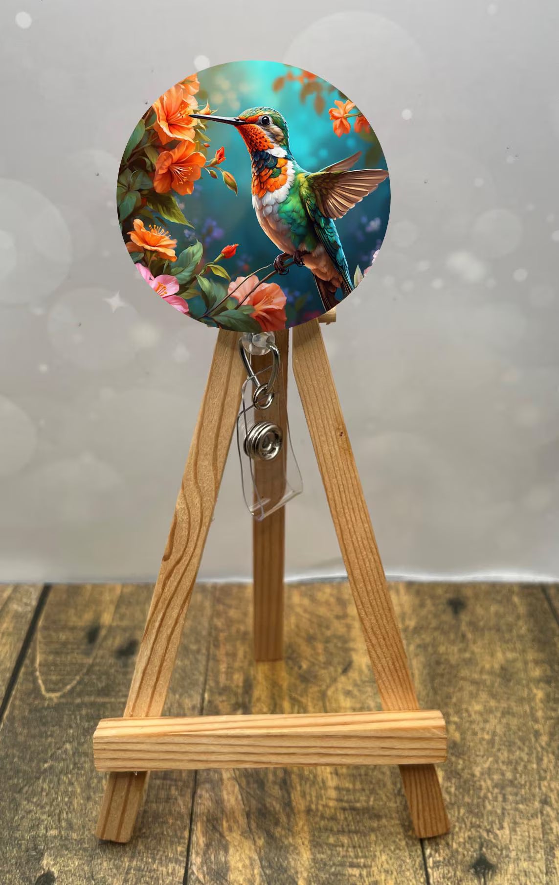 Hummingbird badge pulls. Let your shift bloom with beauty. 🌺✨Multiple Images available. Add beads or shimmer glitter options.