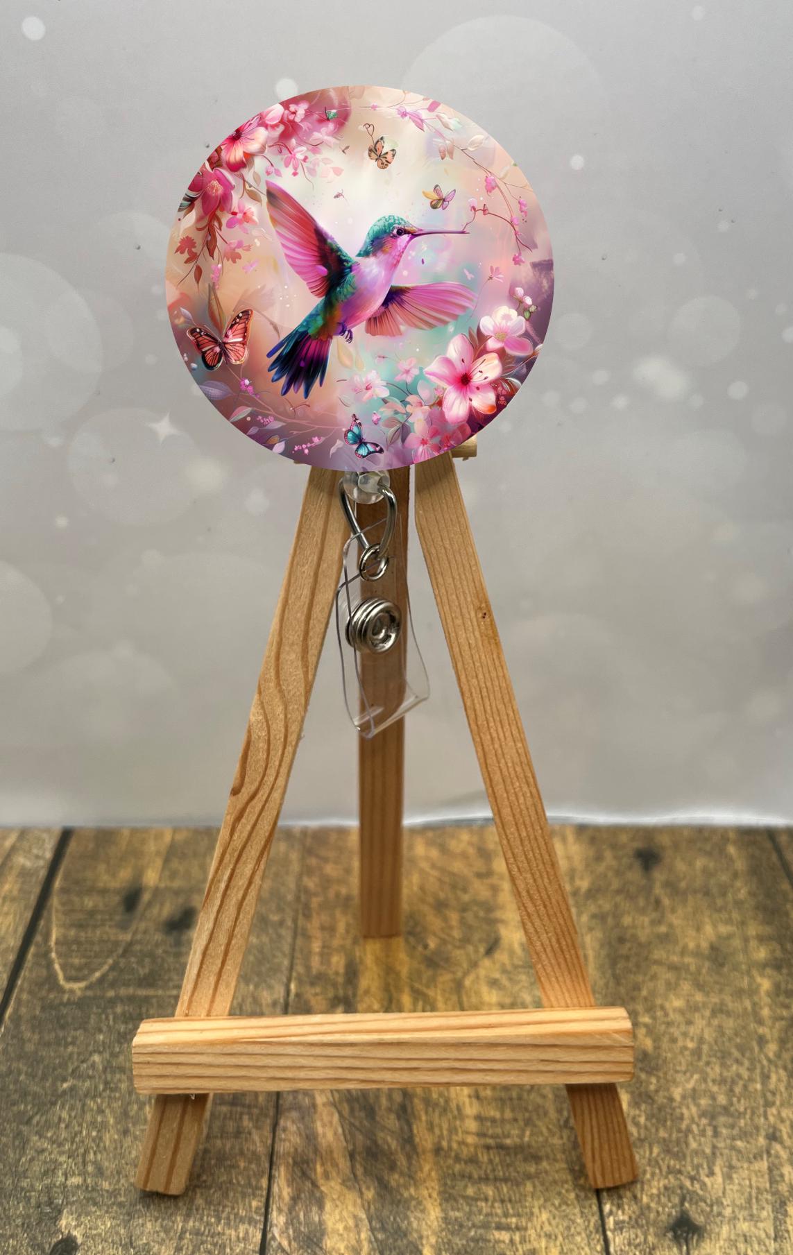 Hummingbird badge pulls. Let your shift bloom with beauty. 🌺✨Multiple Images available. Add beads or shimmer glitter options.