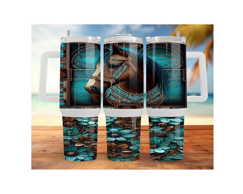 Horse Stainless Steel Tumblers and mugs Multiple Sizes and Images Available