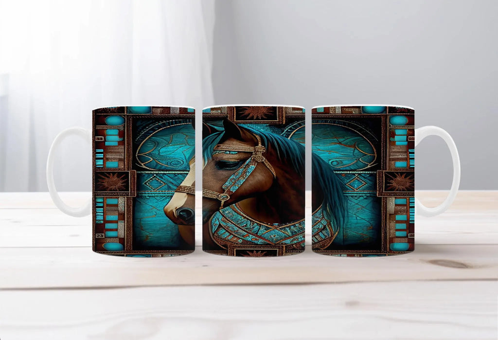 Horse Image Coffee Mugs Grace in Motion