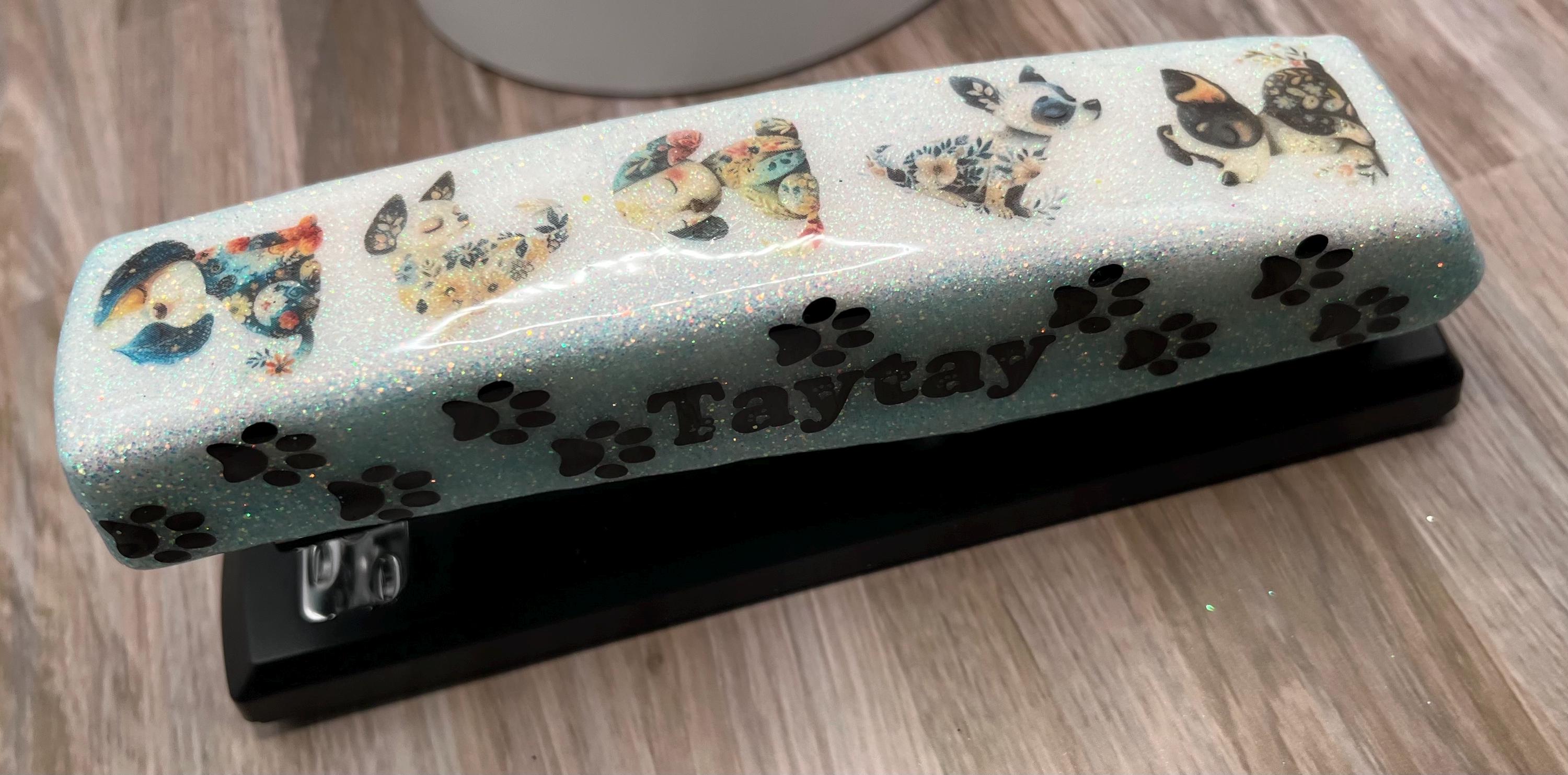 Puppy Love Glitter Desk Set