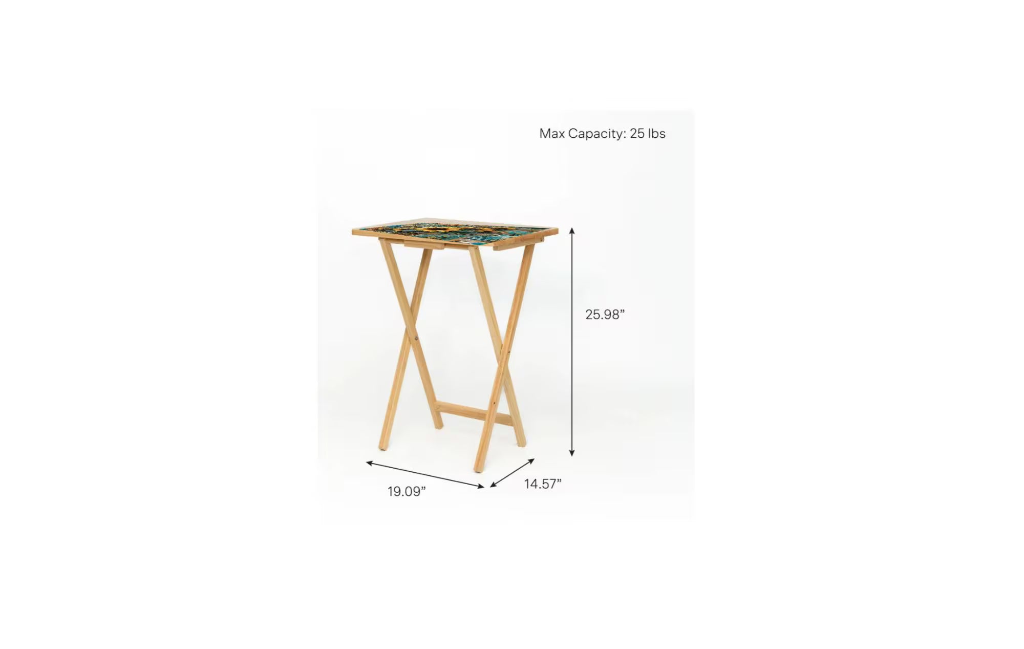 Chicken Foldable Wooden TV Tray or Bed tray/lap Desk, 2 Sizes and Multiple Images Available.