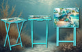 Sea Turtle Foldable Wooden TV Tray or Bed tray/lap Desk. Sea Turtle Treasures. 2 Sizes and Multiple Images Available.