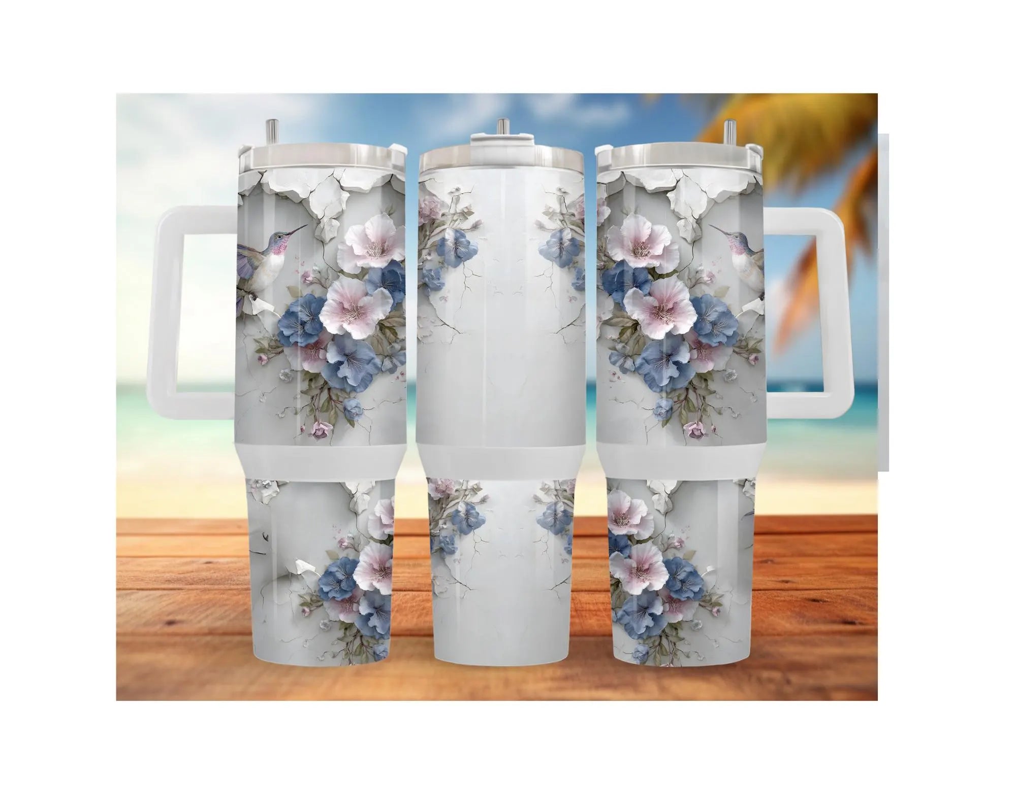Hummingbird Stainless Steel Tumblers. Let your drinks bloom with beauty. 🌺✨ Multiple Sizes and Images Available