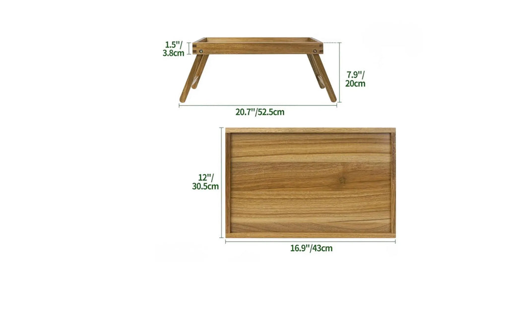 Sports Foldable Wooden TV Tray or Bed tray/lap Desk, 2 Sizes and Multiple Images Available.