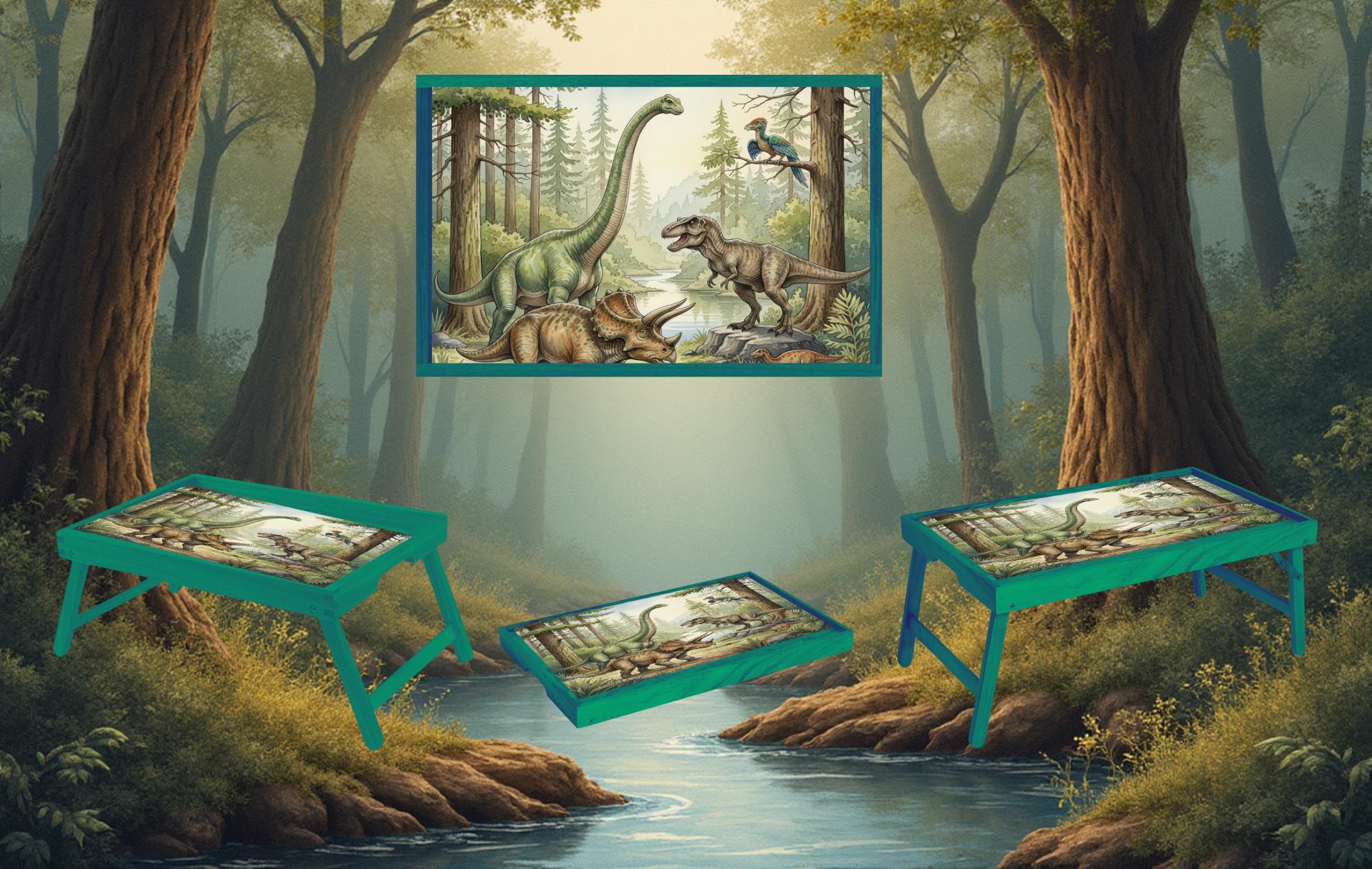 Kids Foldable Wooden TV Tray or Bed tray/lap Desk, 2 Sizes and Multiple Images Available.