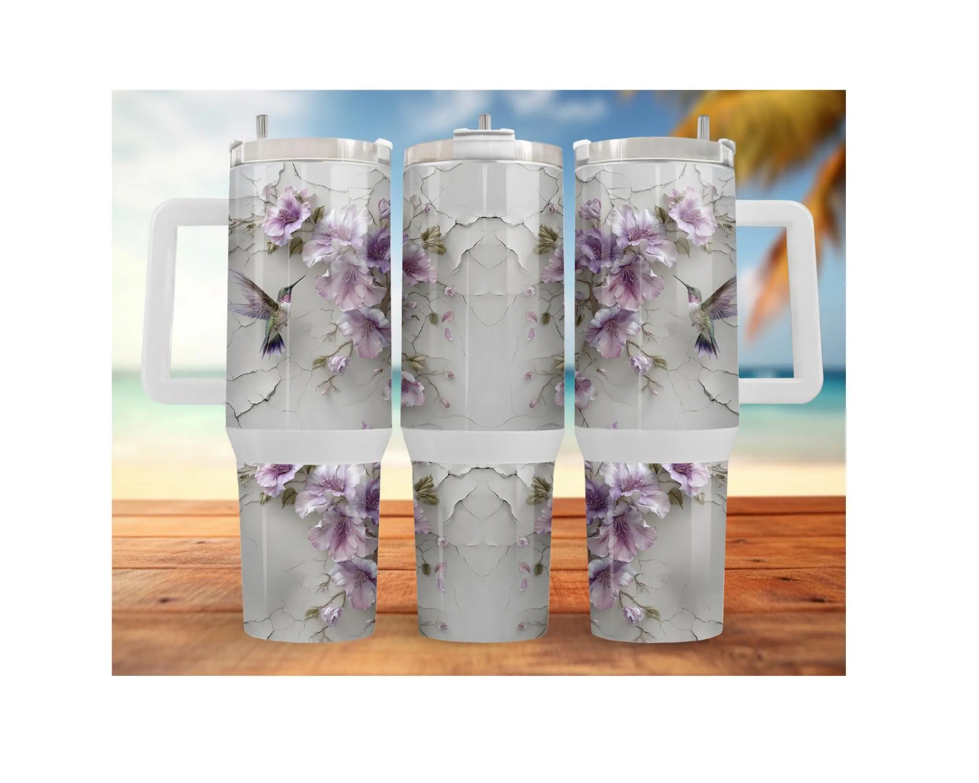 Hummingbird Stainless Steel Tumblers. Let your drinks bloom with beauty. 🌺✨ Multiple Sizes and Images Available