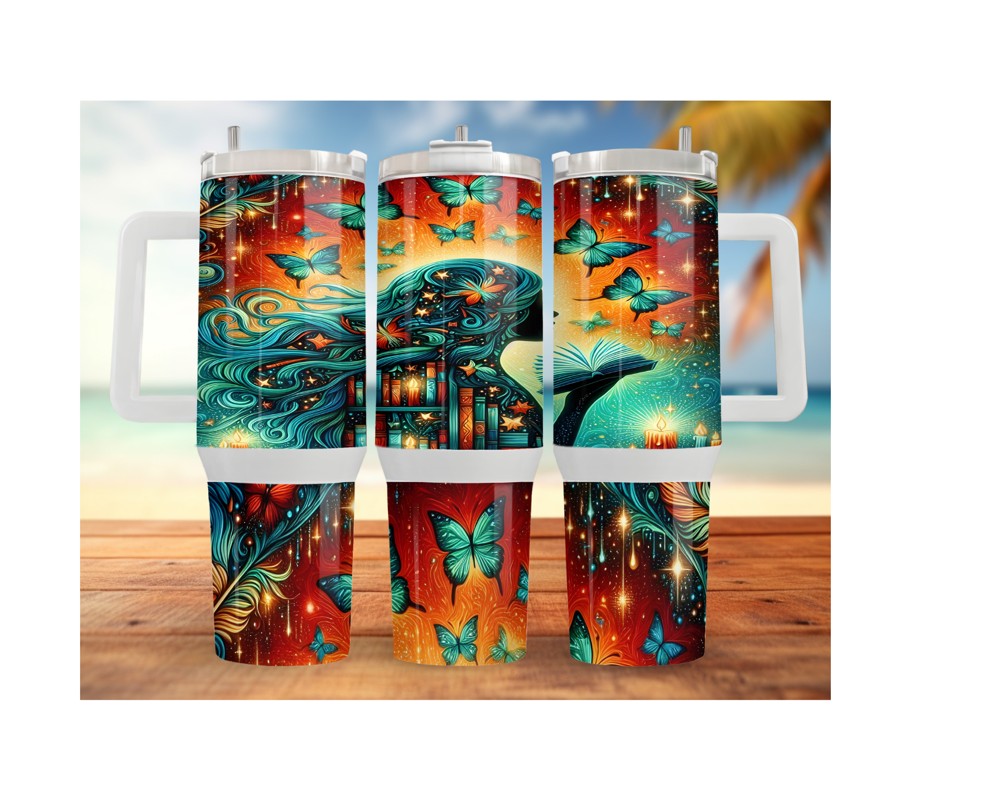 30 and 40 oz Chapter Sips Book‑Themed Stainless-Steel Tumblers. Multiple Sizes and Images Available.