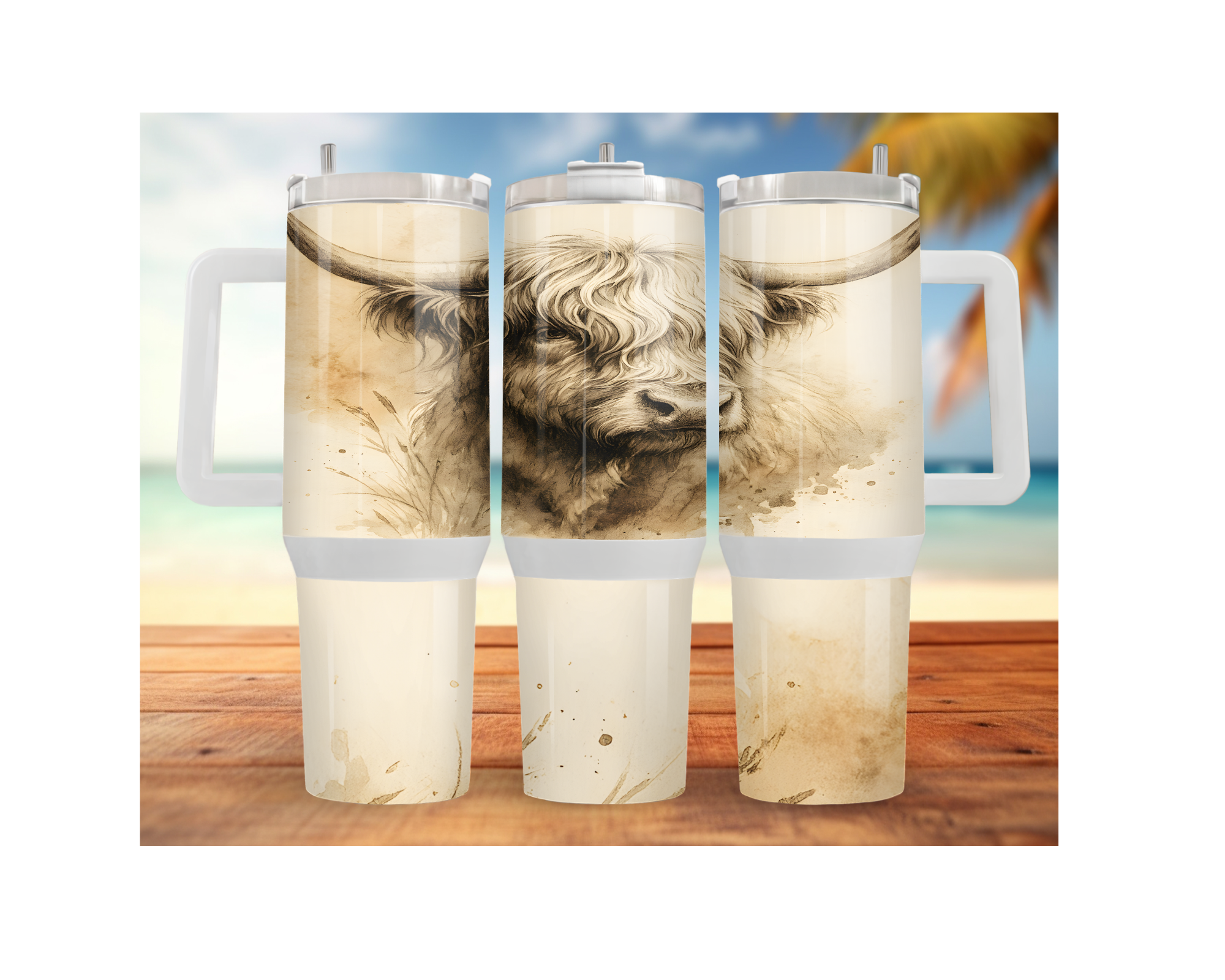 Highland Cow Stainless Steel Tumblers. Stay hydrated, stay country‑cute. Multiple Sizes and Images Available.