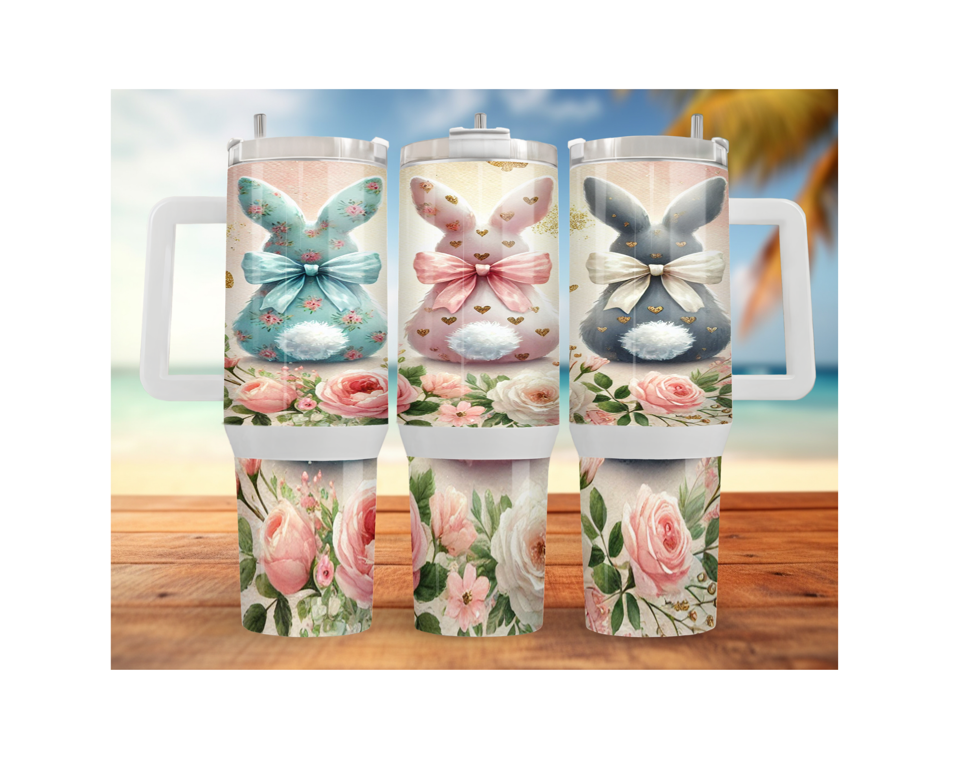 30 and 40 oz Stainless-Steel Easter Tumblers. Multiple Sizes and Images Available.