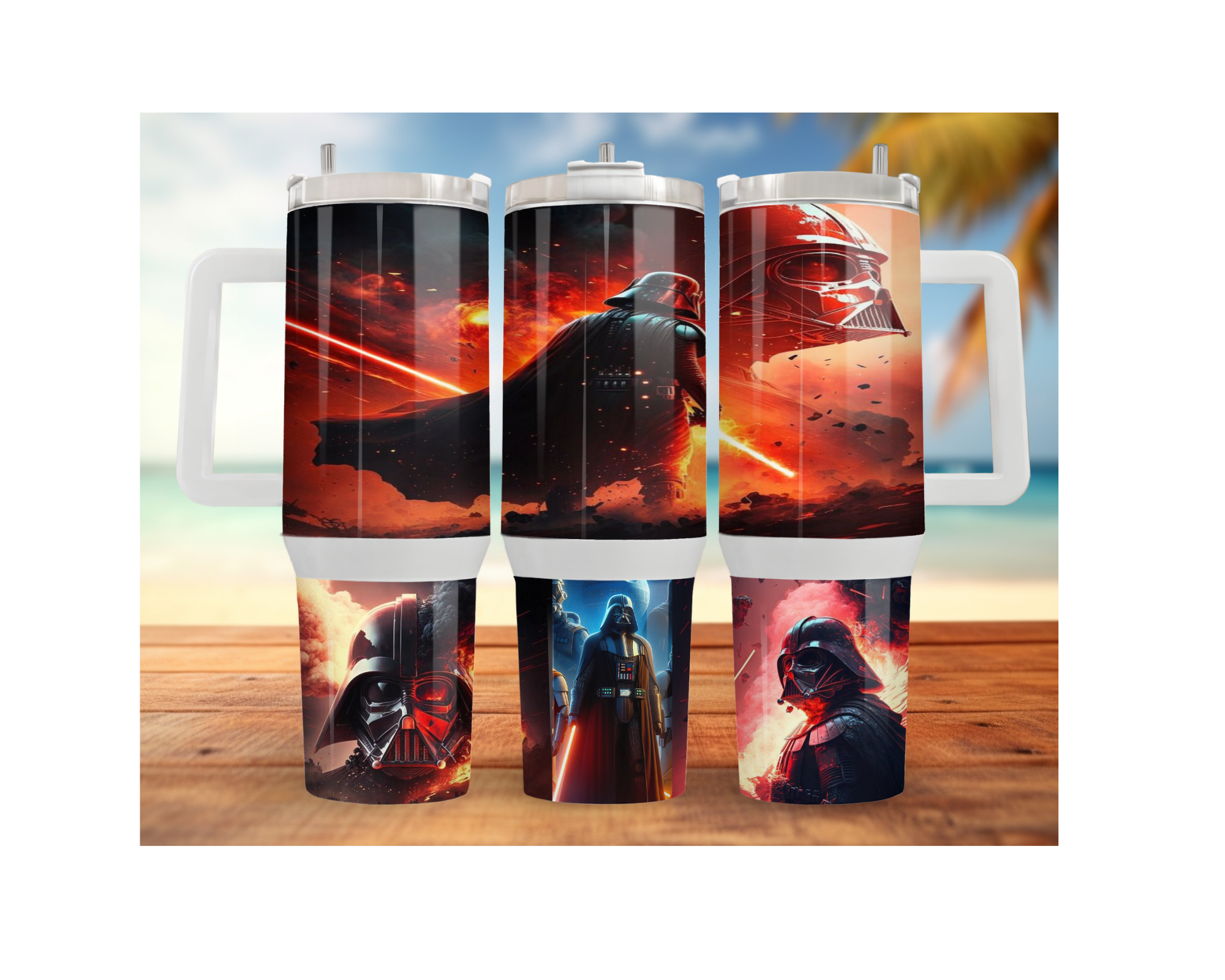 Sip With the Dark Side 40 oz Traveler Tumblers