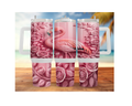30 and 40 oz Pink Paradise Whimsy, Flamingo Stainless-Steel Tumblers. Multiple Sizes and Images Available.