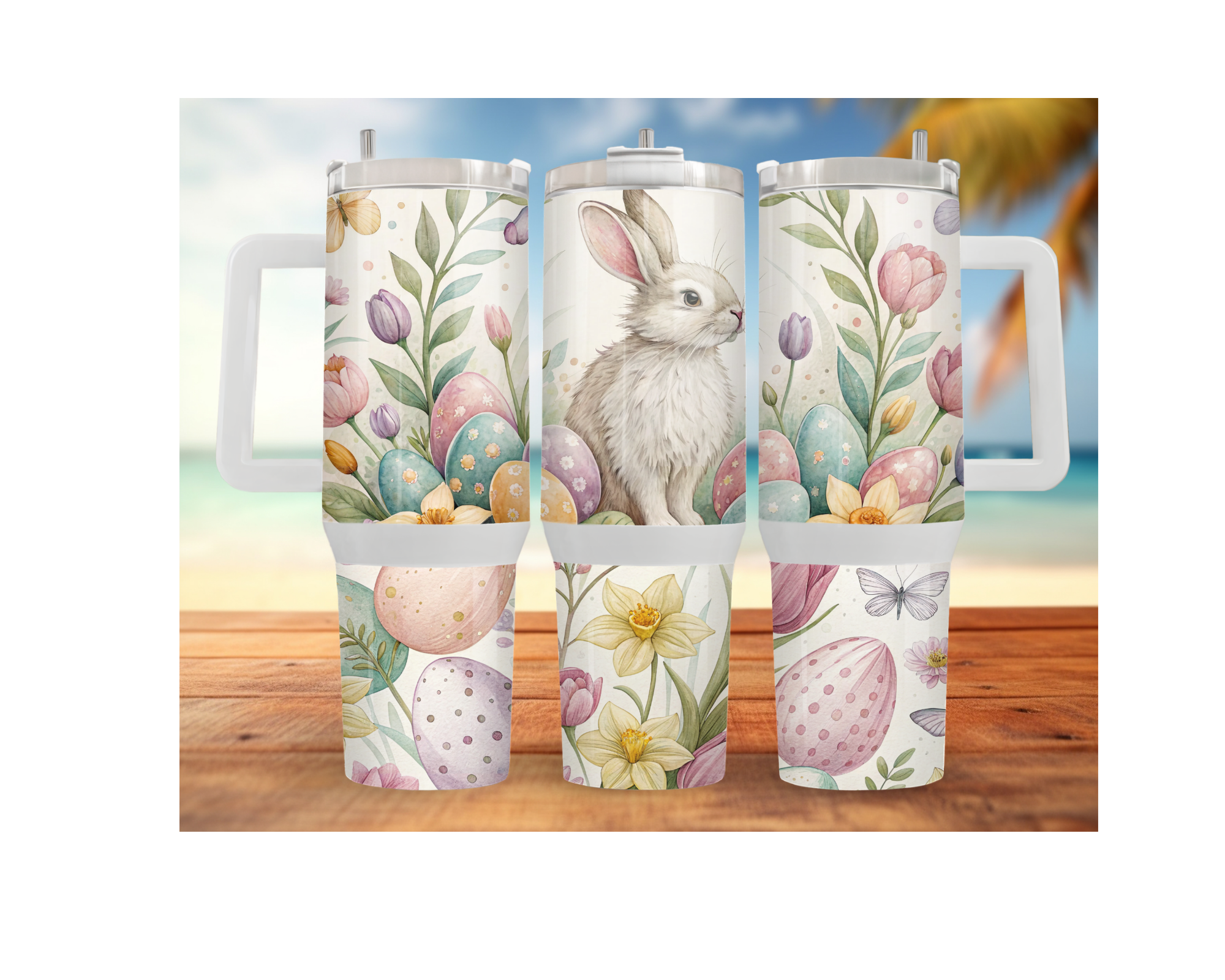 30 and 40 oz Stainless-Steel Easter Tumblers. Multiple Sizes and Images Available.