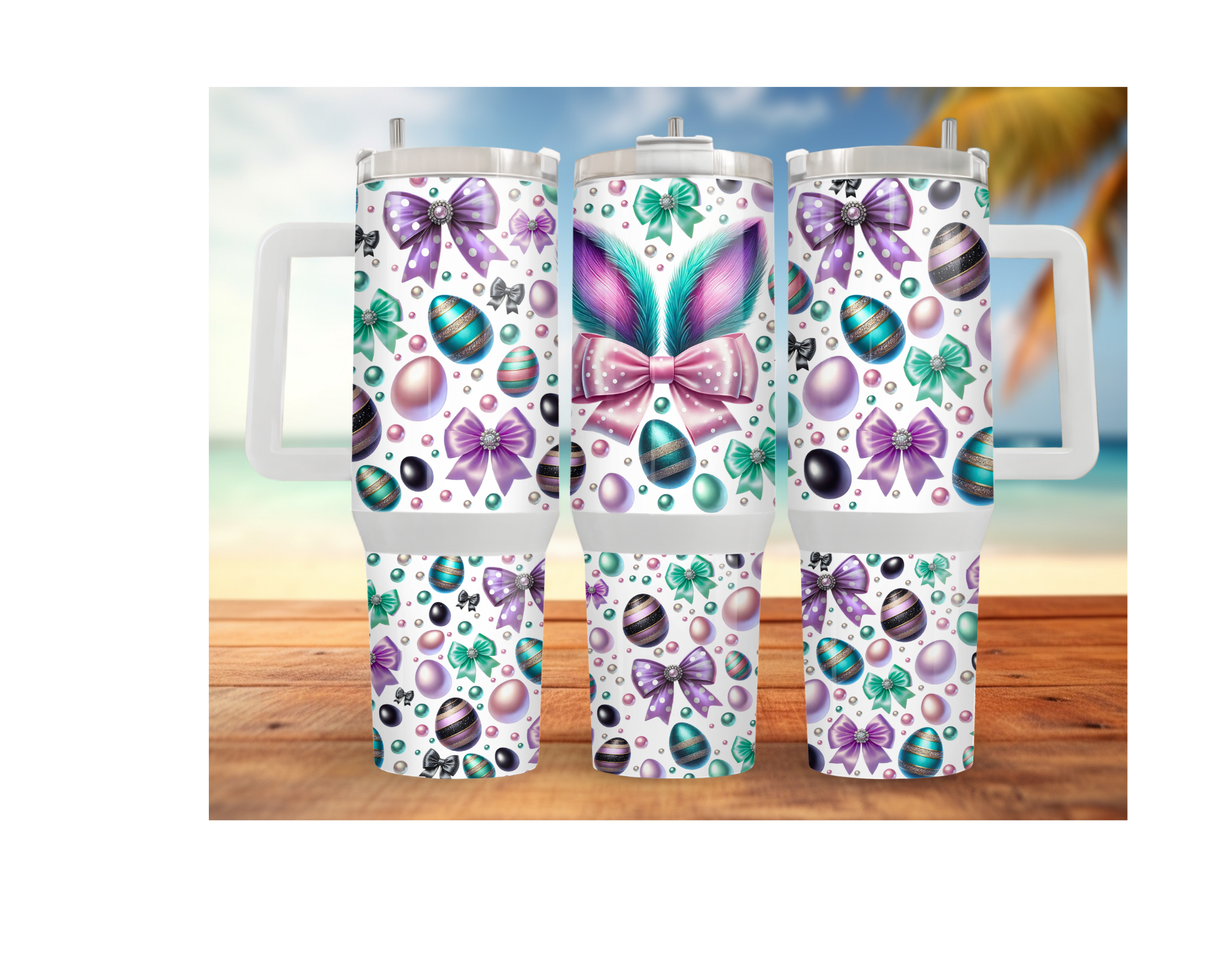 30 and 40 oz Stainless-Steel Easter Tumblers. Multiple Sizes and Images Available.
