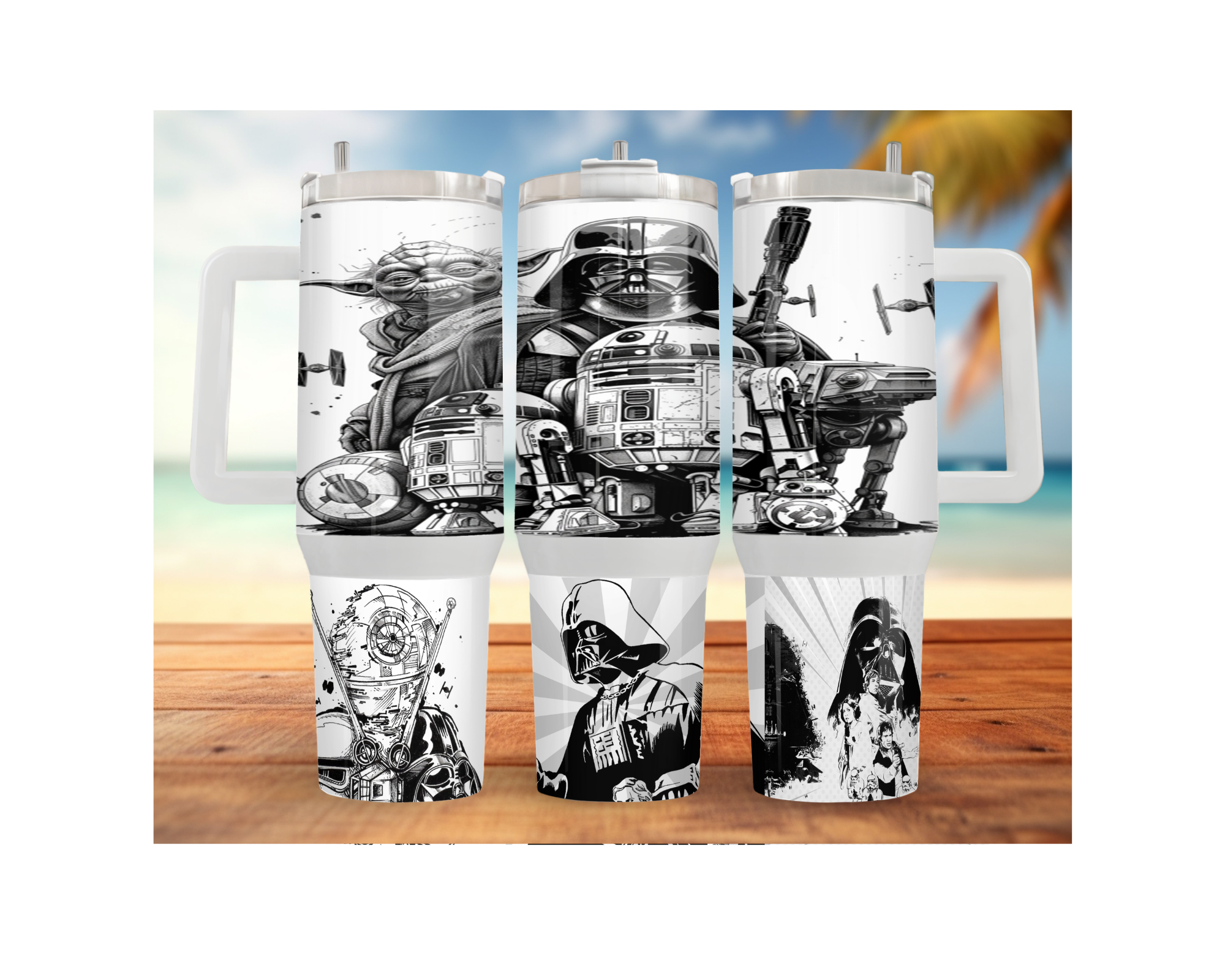 Sip With the Dark Side 40 oz Traveler Tumblers