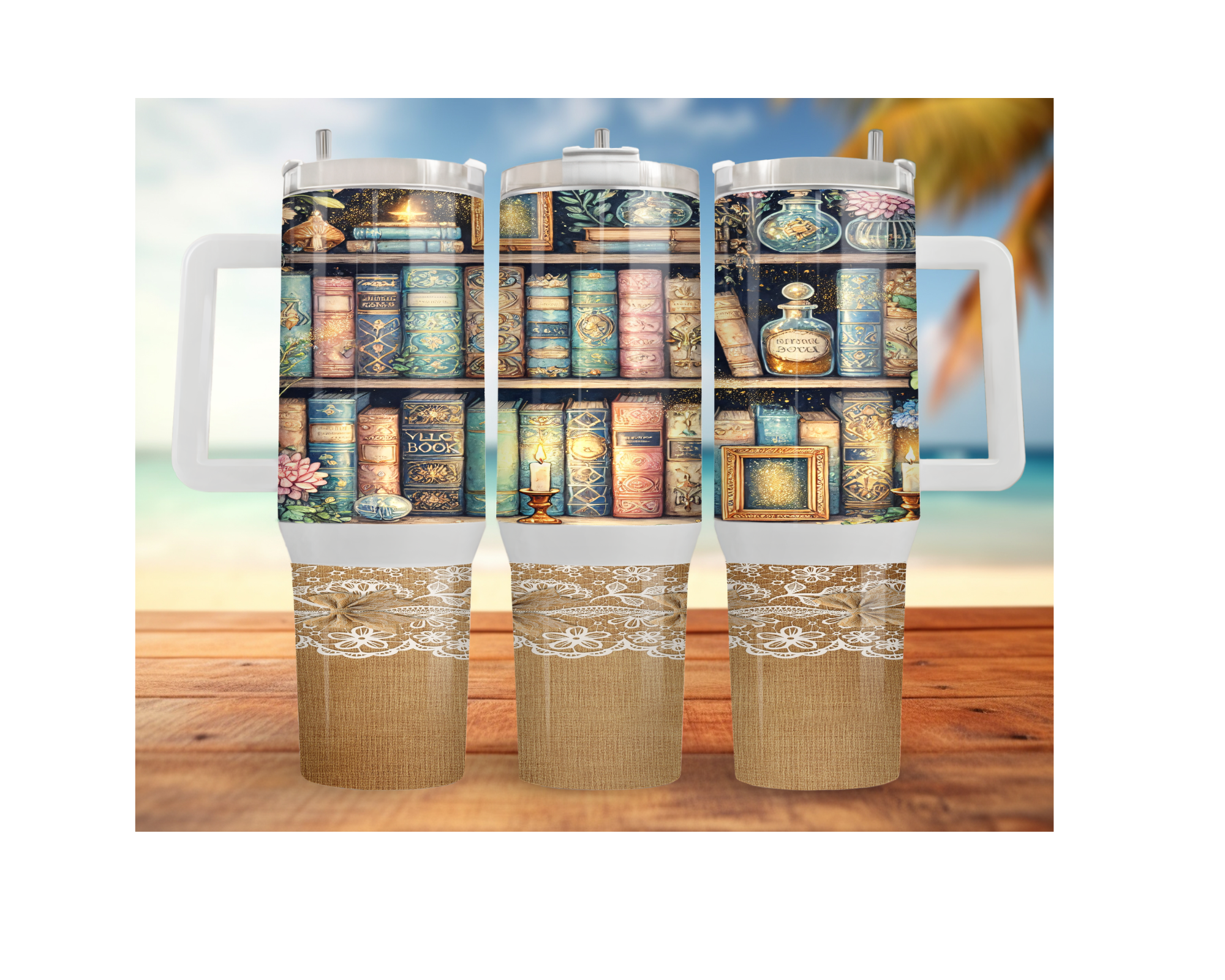 30 and 40 oz Chapter Sips Book‑Themed Stainless-Steel Tumblers. Multiple Sizes and Images Available.