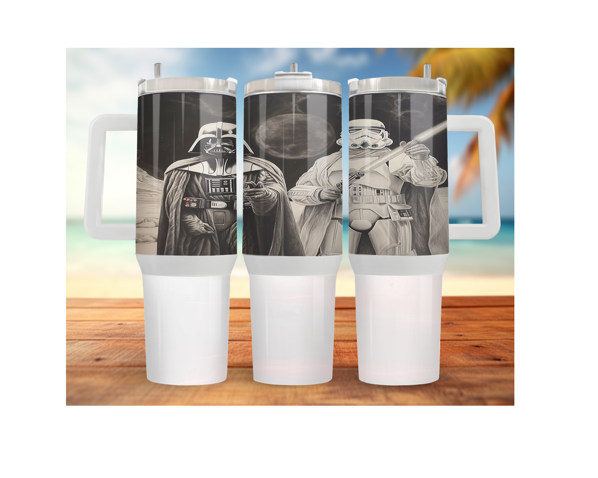 Sip With the Dark Side 40 oz Traveler Tumblers