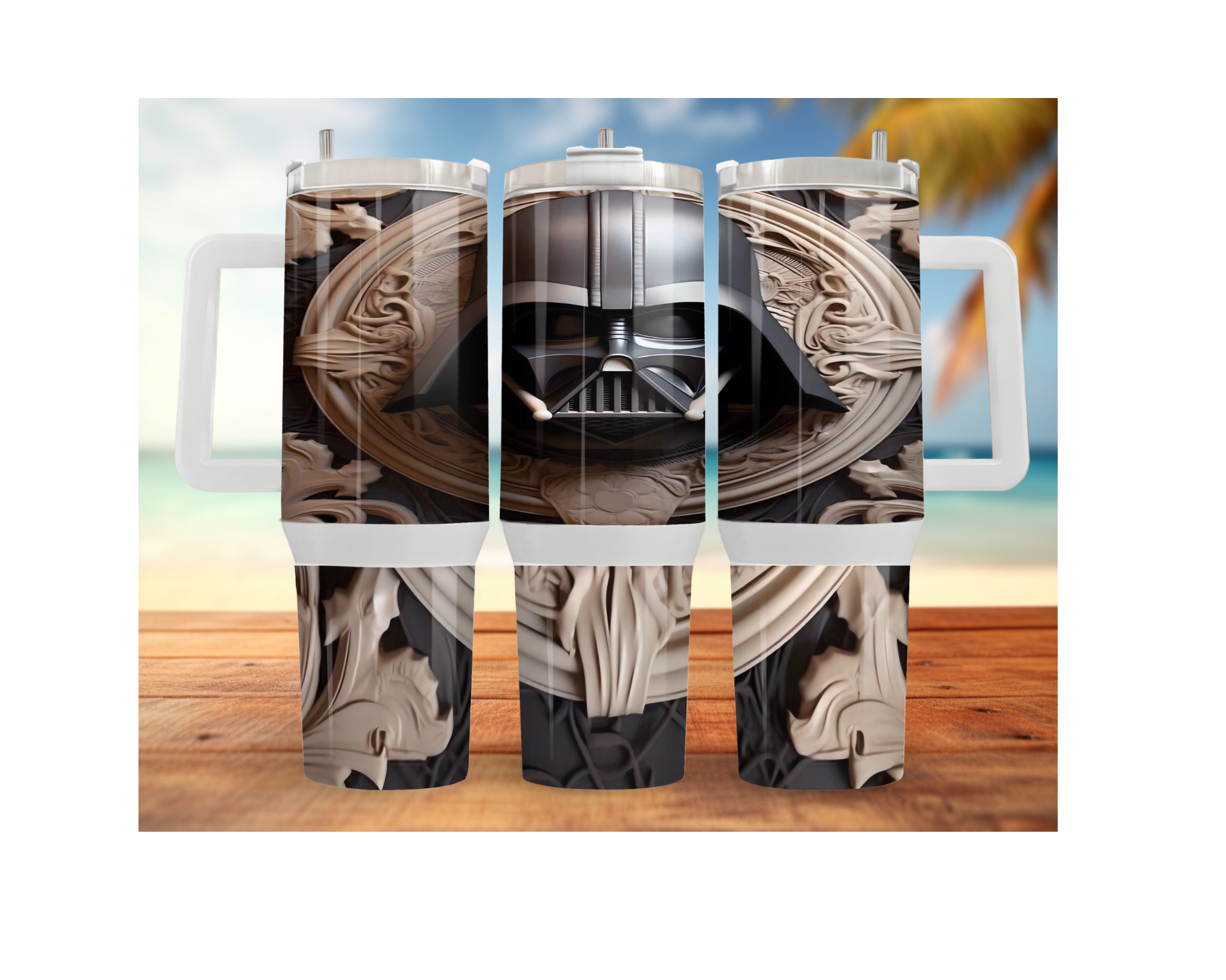 Sip With the Dark Side 40 oz Traveler Tumblers