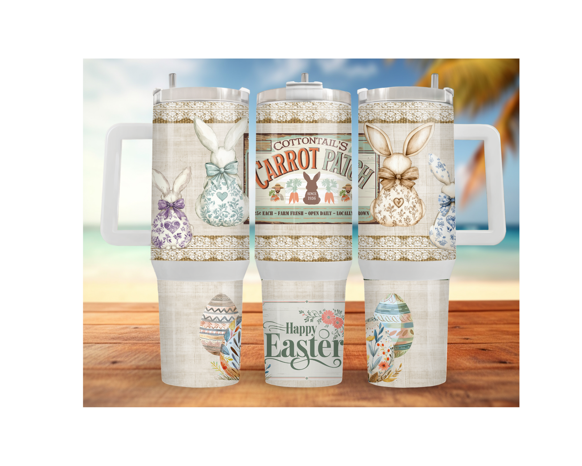 30 and 40 oz Stainless-Steel Easter Tumblers. Multiple Sizes and Images Available.
