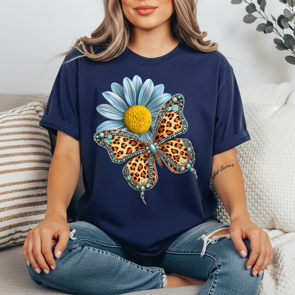 Leopard Butterfly Tee