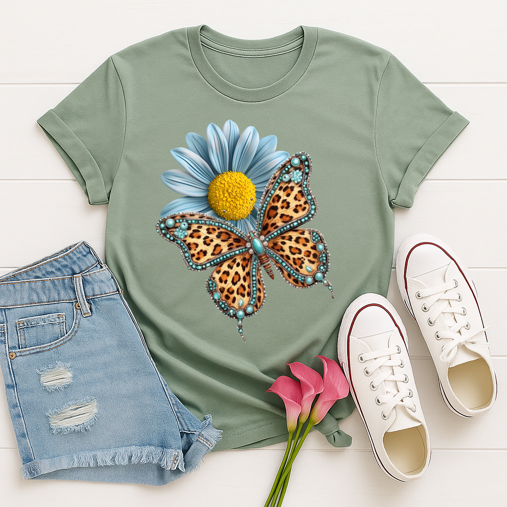Leopard Butterfly Tee