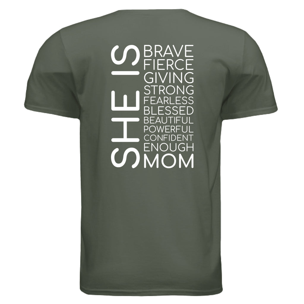 MILITARY GREEN - BACK