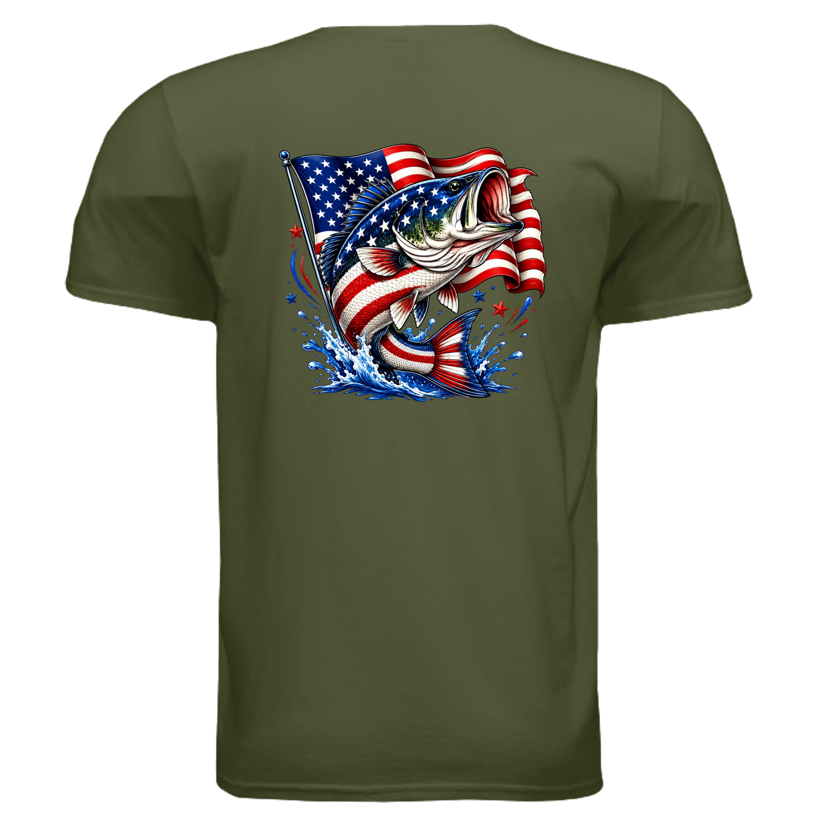 MILITARY GREEN - G640 - BACK