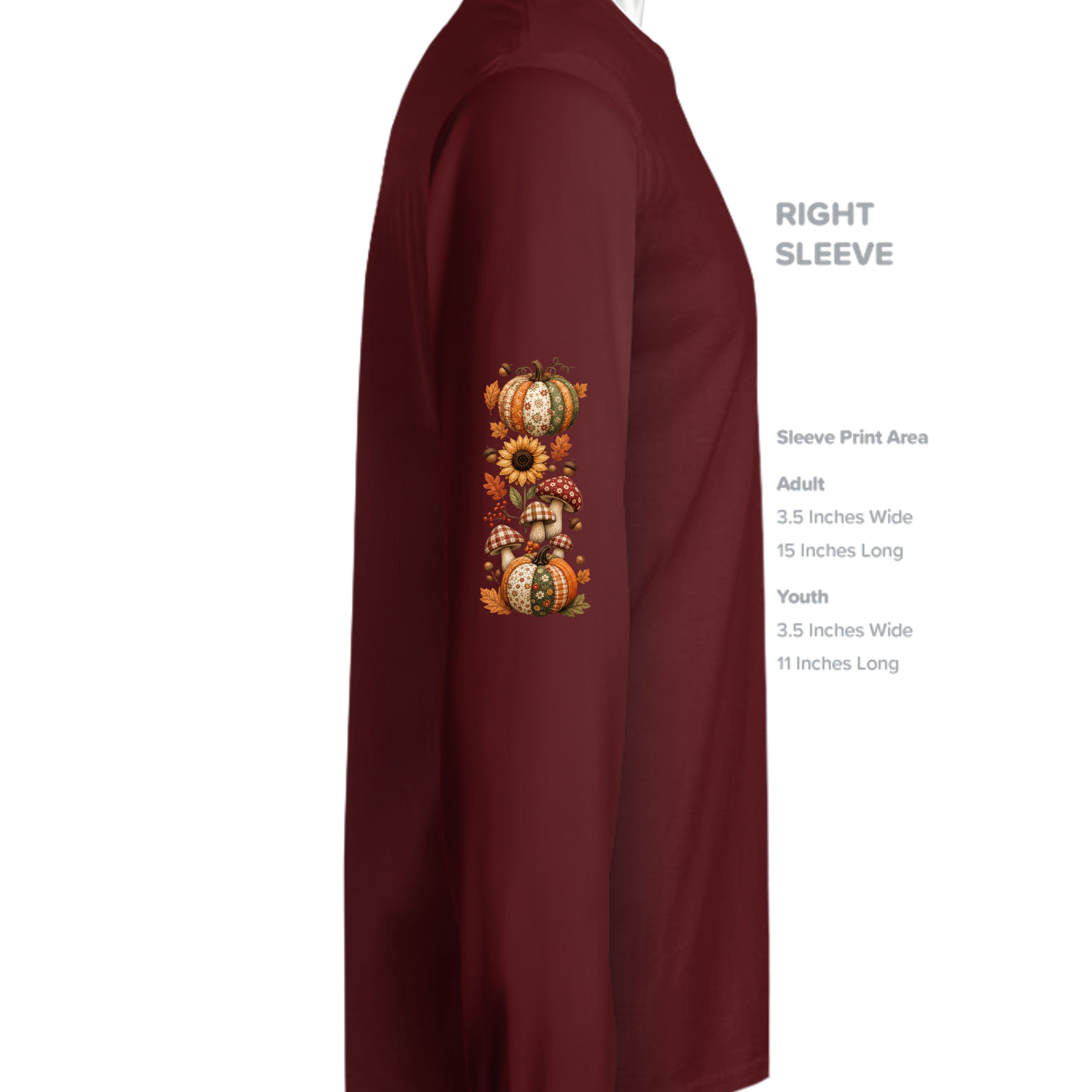 MAROON - G240 - SLEEVE_RIGHT