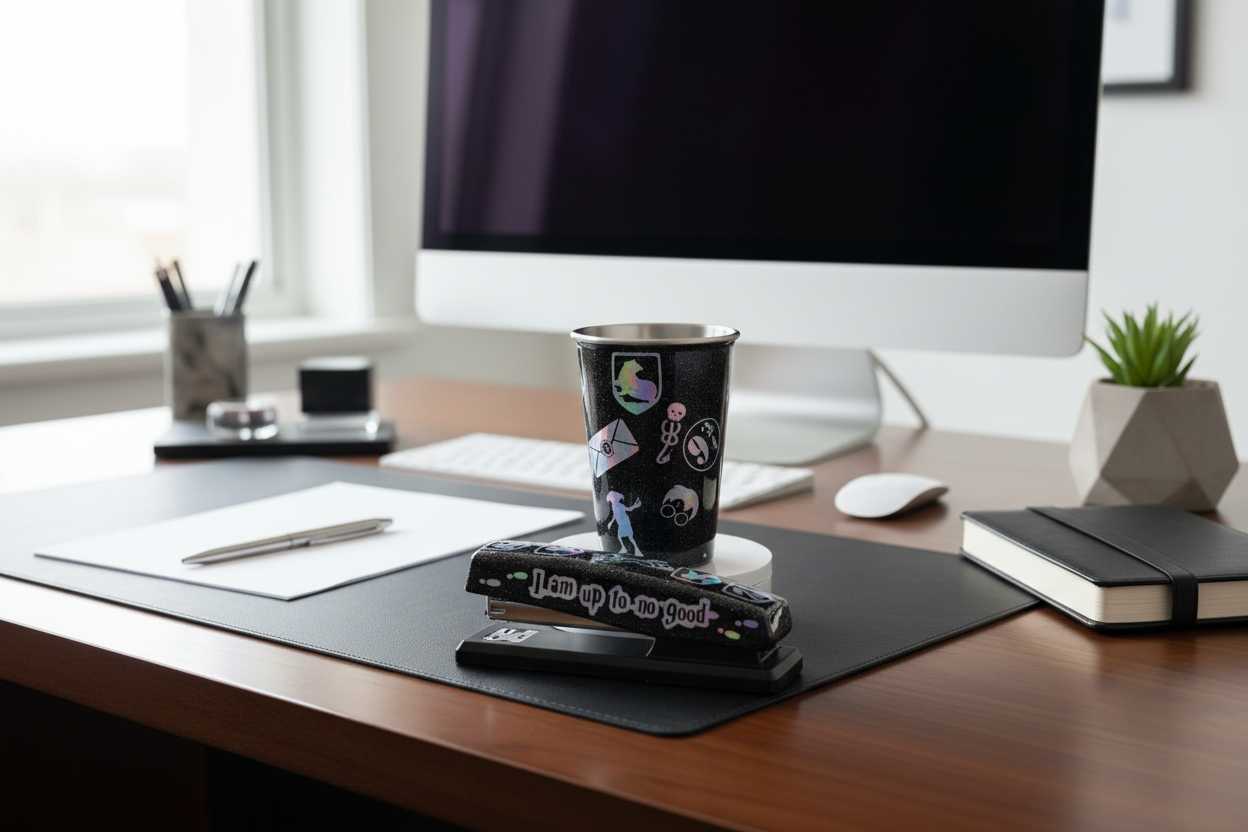 Wizard School Desk Set in office setting